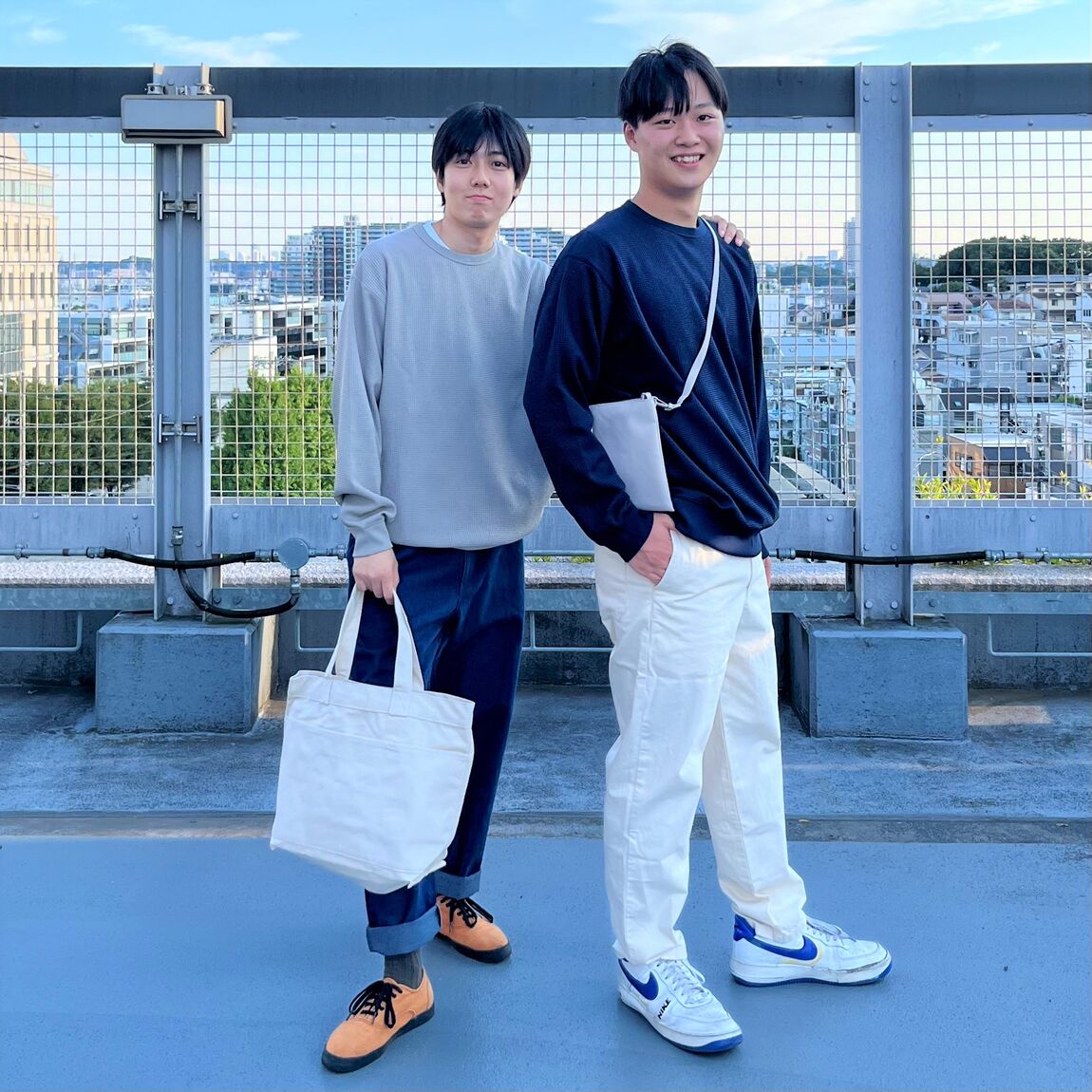 日吉東急】 秋の始まりワッフル編みコーデ ｜無印良品 日吉東急